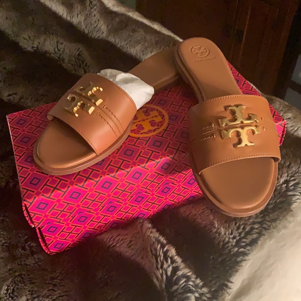 Tory Burch every slide calf leather